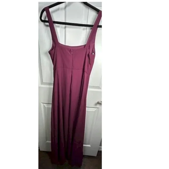 Lulu's Remarkable Arrival Plum Sleeveless Maxi Dress Size Medium NWOT - Picture 4 of 7